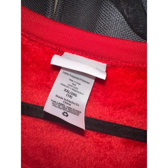 Ugly Christmas Sweater Fleece Xmas Sweatshirt Crewneck Size XXL Disney Pooh - Picture 2 of 3